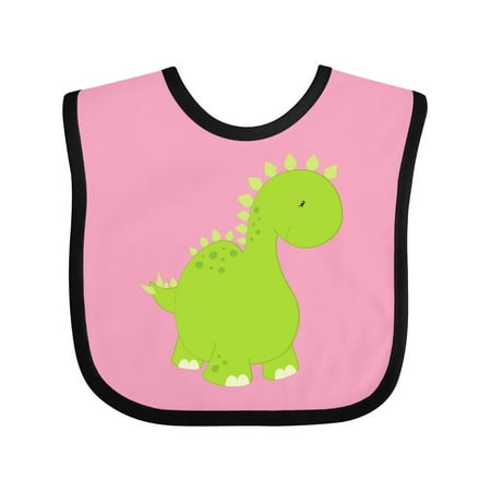 

Inktastic Cute Dinosaur Baby Dinosaur Dino Stegosaurus Gift Baby Boy or Baby Girl Bib