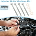 thumbnail image 2 of Unique Bargains Injector Bolts and Washer Seal Kit for Mercedes-benz Sprinter W906 651 Engine Fuel Injector Screw No.A0019902607, 2 of 6