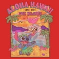 thumbnail image 2 of Womens Lilo & Stitch Aloha Hawaii Come Visit the Islands Racerback Tank, 2 of 4