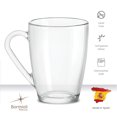 thumbnail image 6 of Glass Coffee Mug 10 ¾ Ounce (6 Pack) with Convenient Handle, Tea Glasses for Hot and Cold Beverages, Thermal Shock Resistant, Tempered Glass, 6 of 8
