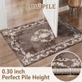 thumbnail image 2 of 2x3 Entryway Rug Bathroom Rugs for Front Door Bedroom Kitchen, Washable Vintage Print Carpet, Floor Mat with Non Slip Backing, 2 of 8
