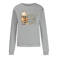 thumbnail image 4 of Funny Pumpkin Thanksgiving Sweatshirts for Women Plus Sizes,Christmas Sweatshirts for Women Long Sleeve Graphic Crewneck Sweatshirts ,Thankful Pumpkin Season Letter Print Pullover Workout Tops, 4 of 5