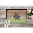 thumbnail image 2 of Dog Paw Watercolor Doormat 18x27, 2 of 4