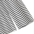 thumbnail image 2 of TaTaai Womens Casual Lounge Set Striped Short Sleeve Round Neck Top Elastic Waist Long Pants Comfy Modal 2 Piece Summer Home Daily Wear Gift, 2 of 5