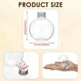 thumbnail image 2 of NOGIS 9 Pcs Spherical Plastic Potion Bottles Ball Shape Round Bottles 5 oz Sand Art Bottles Decorative Bottle Candy Jar for Valentines Birthday DIY Crafts, 2 of 7