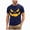 H163-Navy, variant on TOWED22 Mens Halloween Classic Printed Tee Graphic Loose Fit Short Sleeve Daily Casual Shirts Streetwear(H163-Navy,L)