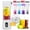 White, variant on Smoothie Shake Blender with 6 Powerful Blades Portable Blender Mini Juicer for Kitchen Travel