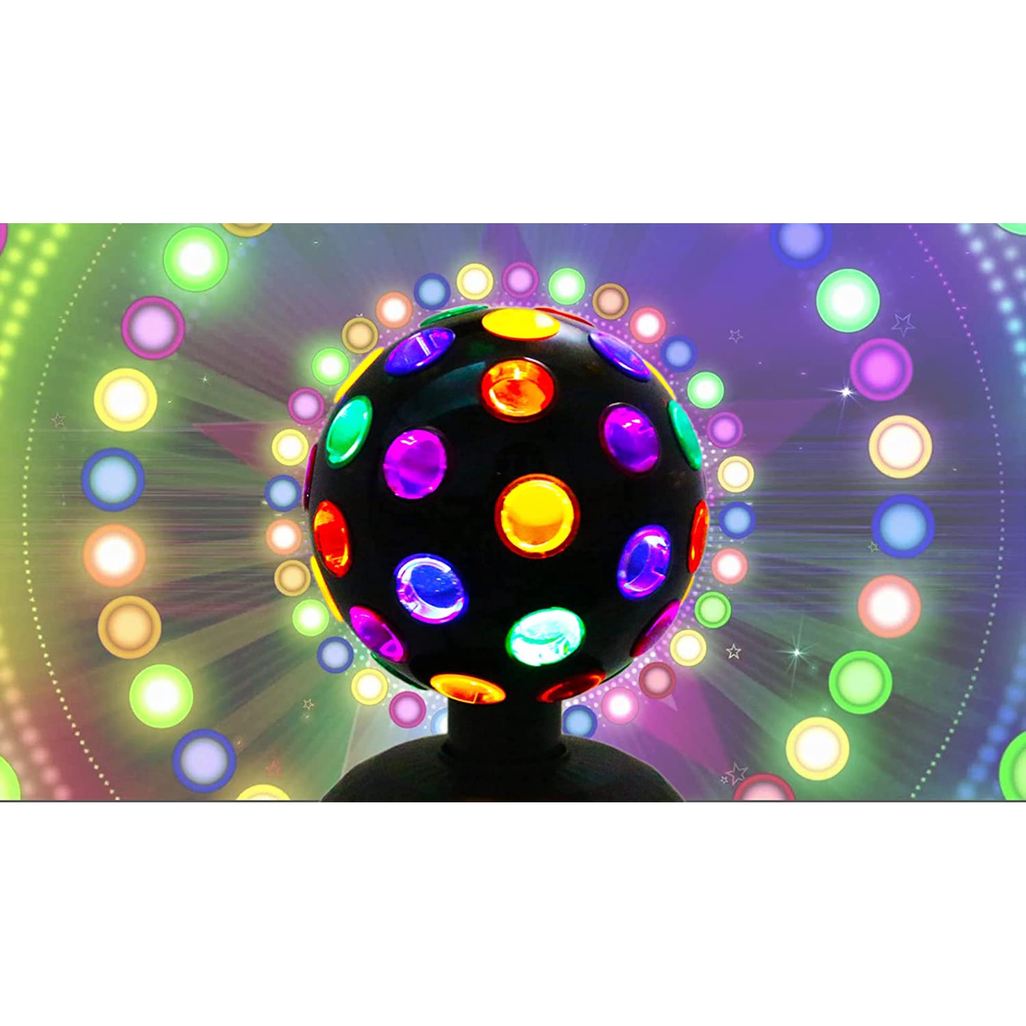 Boule disco réfléchissante en forme de champignon - Décoration de table de mariage, bar, scène, éclairage DJ (doré, 22,9 cm