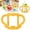 Yellow, variant on Baby Bottle Handle Grip, Silicone Feeding Bottle Holder with Easy Hold Design, Soft Flexible Handles for Infant Self Feeding Training and Baby Bottle Accessories