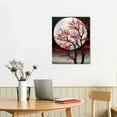 thumbnail image 2 of Chilfamy Canvas Wall Art Picture for Bedroom Living Room Home Decor 16x20in Red Flower Tree 16x20in, 2 of 3
