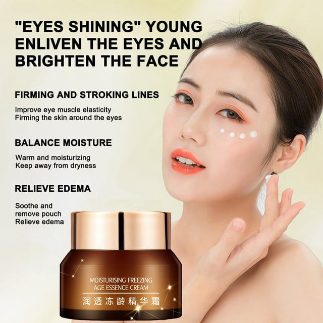 Fiudx Liquidación De Ofertas Flash Iced Age Cream Crema Para Ojos 50 G Botella Marrón Pequeña De Lujo Humectante A Través De La Parte Inferior Del Músculo Crema Hidratante Reafirmante Hidratante 50 G