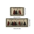 thumbnail image 3 of Lilgiuy Christmas Kitchen Mats, Vintage Kitchen Rugs Set of 2 Christmas Kitchen Runner Rugs Christmas Tree Decorations for Floor, Bathroom, Living Room, Doorway, 16x24in+16x48in, 3 of 6