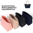 thumbnail image 2 of 1pcs Felt Insert Bag Handbag Liner Bag Felt Cloth Makeup Bag Support Travel Portable Insert Purse Organizer, 2 of 7