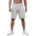 thumbnail image 4 of xiaxaixu Short Homme Couleur Contrastée, Pantalon Taille Haute à Lacets, 4 of 8