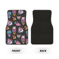 thumbnail image 2 of Fuzoiu Rainbow Unicorn And Cat Icecream Print Carpet Floor Mats for Car,Car Foot Mat Set,Universal Fit 4 Piece Mat Pad Set,Fits Most Cars Trucks Vans Sedans SUV Auto Carpet Mat Se, 2 of 7
