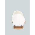 thumbnail image 5 of RICHELLI metallic sling detail loafers in White, 5 of 8