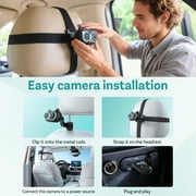 Ottocast Cabin Care Wireless CarPlay Adapter Car Rear Seat Camera for Baby Pets Kids Car Accessories for Hyundai Benz VW Toyota