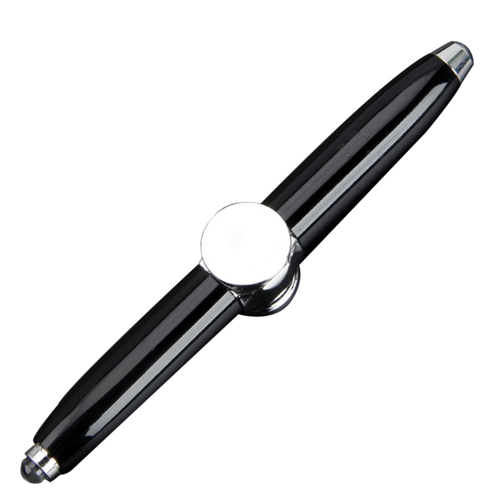 Finger Gyro Pen with LED Light to Help ADHD Stress Reducer Thinking Ballpoint Pen Gift Pen