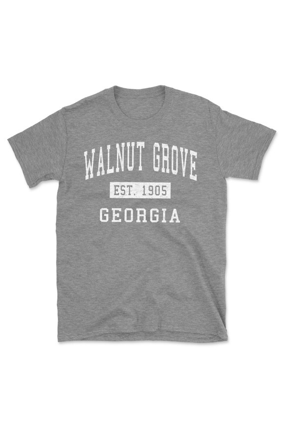 Walnut Grove Georgia Classic Established Men's Cotton T-Shirt