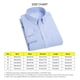 thumbnail image 4 of Blusa de manga larga para hombre Camisa informal juvenil con estampado de rayas verticales y solapa fina para ir de compras a la oficina, 4 of 5