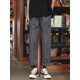thumbnail image 3 of Pantalones rectos holgados japoneses de verano para hombre, ropa de calle a la moda, pantalones harén para correr, pantalones casuales nuevos para hombre, pantalones preppy Y2K, 3 of 5