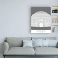 thumbnail image 3 of Trademark Fine Art 'London Albert Hall Monochrome' Canvas Art by Fab Funky, 3 of 3