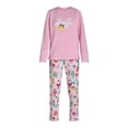 thumbnail image 4 of Holiday Time Women's Ornaments Holiday Plush Pajama Set, 2-Piece, Sizes S to 3X, 4 of 5
