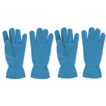 

Toddler/Kids Soft And Warm Fleece Lined Gloves (5-6Y 2 Pk Royal Blue)
