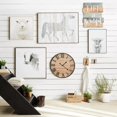 thumbnail image 2 of Bouclair Natural Wooden Wall Clock, 2 of 3