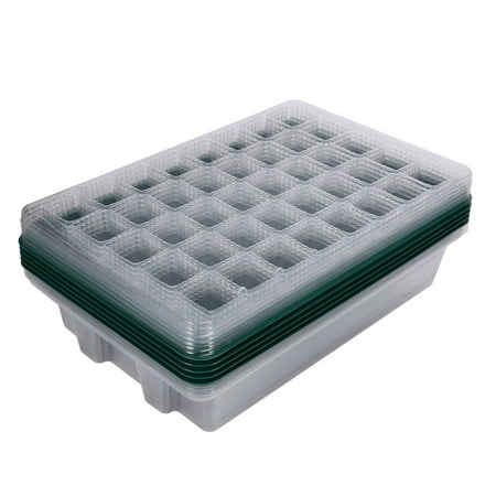 

Breeding Starter Tray Mini Propagation Plant Greenhouse Grow Kit with Humidity Vent Dome and Seed Starter Base