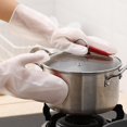 thumbnail image 3 of Silicone Gloves, Reusable Waterproof Cleaning Gloves With Cleaning Brush, 3 of 5