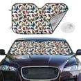 thumbnail image 2 of Fotbe Cute Butterfly Car Windshield Sunshade | Sun Visor Protector Front Window Shade, Keeps Out UV Rays, Keeps Your Vehicle Cool-, 2 of 7