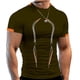 thumbnail image 2 of Camiseta deportiva para hombre, camiseta de entrenamiento transpirable, manga corta con estampado bonito para gimnasio, 2 of 5