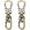 Bronze, variant on Metal Keychain Clip Swivel Lobster Claw Clasp Quick Release Oval Key Ring Detachable Double Opening Snap Hooks Silver -