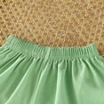 thumbnail image 6 of CAICJ98 Toddler Girls Dresses Outfits 1T 2T 3T 4T 5T 6T Toddler Girls Summer Clothes 5T Girls Sunflower Short Sleeve T-shirt Shorts 2Pcs Set Dailywear (Brown,12-18 Months), 6 of 6