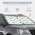 thumbnail image 7 of Picia Turtles And Seahorses 2 Piece Car Windshield Sun Shade Foldable | Foldable Sun Shield for Front Window Blocks UV Rays and Keeps Your Vehicle Cool-Small, 7 of 7