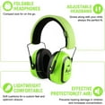 thumbnail image 4 of GREEN DEVIL Kids/Toddler Ear Hearing Protection Safety Ear Muffs For Age 3-16 27.4dB Noise Cancelling Headphones 27.4dB, 4 of 12