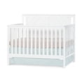 thumbnail image 1 of Forever Eclectic Hampton 4-in-1 Convertible Flat Top Crib, Matte White, 1 of 8