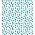thumbnail image 3 of Ambesonne Floral Duvet Cover Set, Repeating Botanical Plants, King, Sea Blue and Dark Turquoise, 3 of 3