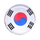 thumbnail image 2 of Botones redondos 32 equipos bandera nacional aficionados al fútbol broche Corea Hugo Pin de broche de la bandera, 2 of 9