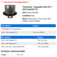 thumbnail image 2 of Thermostat - Compatible with 2013 - 2023 Peterbilt 579 2014 2015 2016 2017 2018 2019 2020 2021 2022, 2 of 2