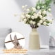 thumbnail image 4 of Crisantemo Artificial + Hojas de Eucalipto, Pompones Artificiales Realistas, para Arreglo Floral, Decoración de Hogar (Blanco), 4 of 4