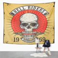 thumbnail image 2 of REFRED Vintage Skull Hell Riders About Graphic Motorcycle Wall Art Hanging Tapestry Home Decor for Living Room Bedroom Dorm 60x80 inch, 2 of 2