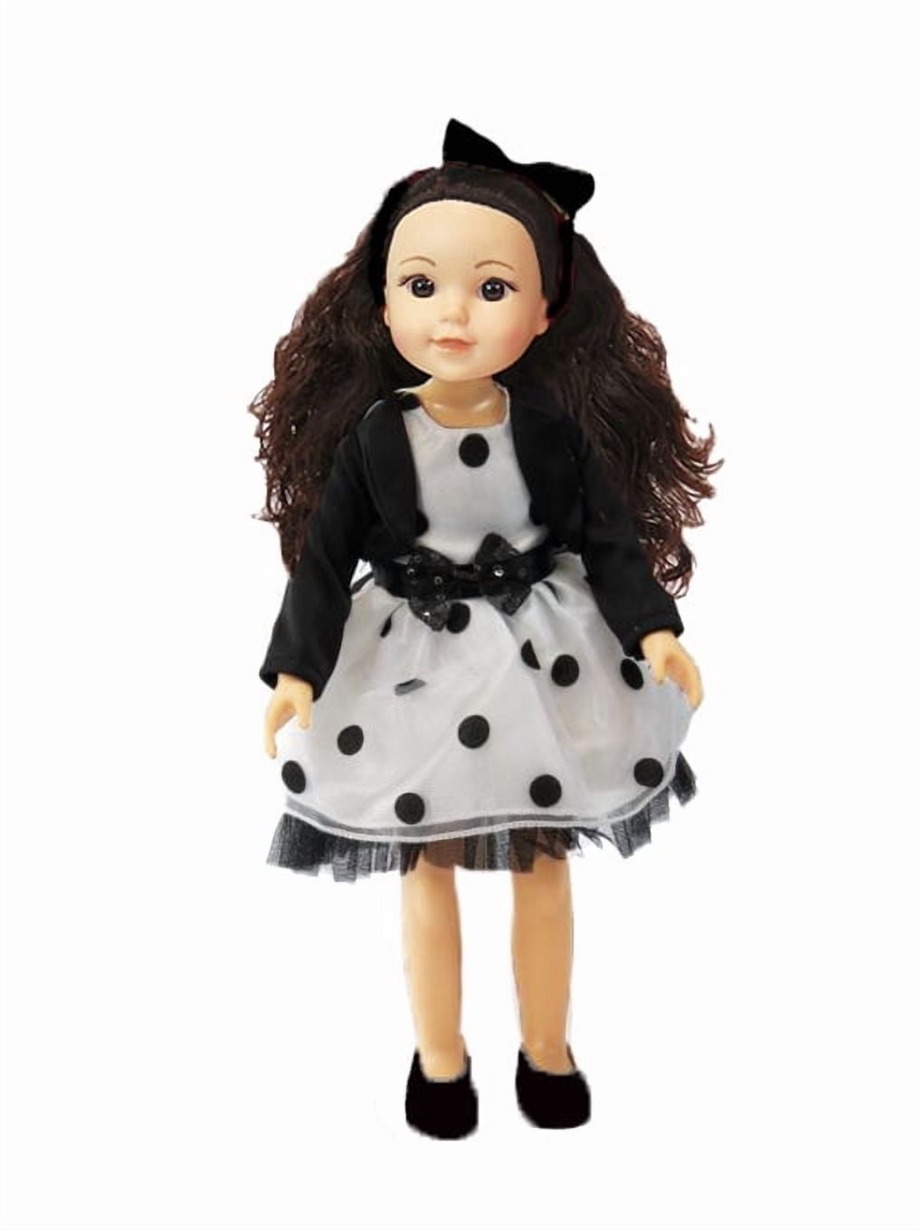 14.5in Doll Opal Brown Hair Brown Eyes Three Outfits and Box Included | American Fashion World