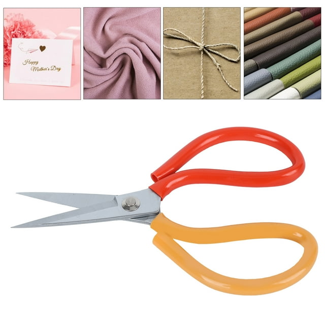 Multipurpose AntiRust Shears With Ergonomic TPU Handle, Efficient And Durable Alloy Steel Scissors For Fabric And Leather Cutting