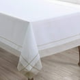 thumbnail image 2 of Saro Lifestyle Banded Border Tablecloth, 2 of 5