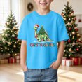 thumbnail image 2 of NOLDARES Christmas Shirt Toddler Boy Girl Merry Christmas Tshirt Xmas Graphic Tees Holiday Short Sleeve Tops,Size 3-4 Y, 2 of 6