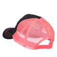 thumbnail image 2 of Quilted Trucker Two Tone Neon Mesh Big Size Cap - Black Neon Pink XL-3XL, 2 of 5