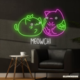 thumbnail image 2 of Glowneon Meowchi Neon Sign, Mochi Shop Decor, Cake Shop Decor, 2 of 4
