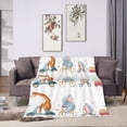 thumbnail image 7 of KLL Fleece Blanket Plush Throw Blanket Animals in Transport ,Soft Fuzzy Cozy Flannel Blanket for Couch Sofa Bed.(50"x40" ), 7 of 7